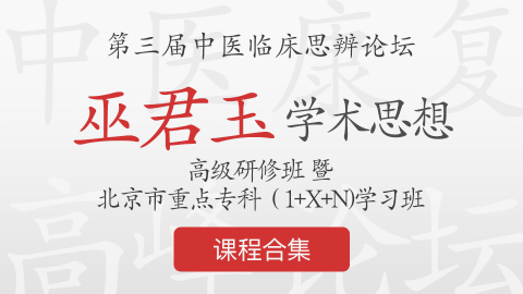 第三届中医临床思辨论坛巫君玉学术思想高级研修班暨北京市重点专科1