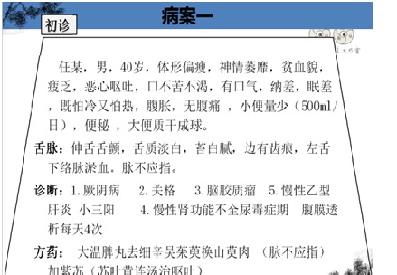 一个中医人的匠心马新童61大温脾丸